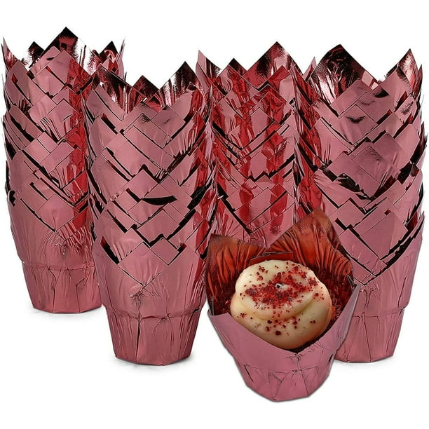 large foil cupcake liners