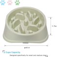 thumbnail image 1 of Comedero lento para perros pequeños ACTIVE antideslizante rompecabezas alimentador interactivo expansible cuenco antiasfixia azul, 1 of 3