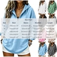 thumbnail image 4 of TGSLY Women's Half Zip Hooded Sweatshirt Lightweight Raglan Long Sleeve Fall Tops Loose Casual Solid Color Athletic Layering Pullover with Pockets XXL, 4 of 9