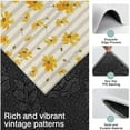 thumbnail image 3 of Beige Daisy Flower Yellow Blooms Pattern Kitchen Rugs Sets Of 3,Kitchen Runner Rugs Non Skid Washable,Decorative Kitchen Floor Mats for Kitchen,Sink,Laundry,17"x30"+ 17"x47" + 17"x59", 3 of 6