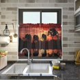 thumbnail image 6 of Elephants Kitchen Curtains 36 Inch Length Blackout Thermal Insulating Tier Curtains with Rod Pockets Short Curtains Home for Living Room/Bedroom Home Decor, 6 of 7