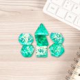 thumbnail image 1 of 7 Pieces Acrylic Polyhedral Dices Set for Tabletop Adventure Games Math Game He Qiyong unisex, 1 of 2