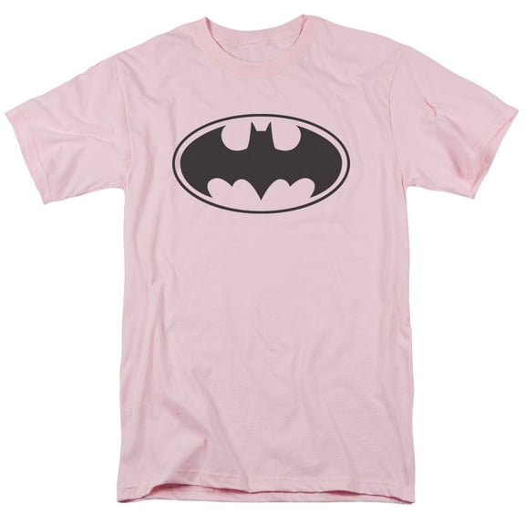 Batman Black Bat S/S Adult 18/1 T-Shirt-Pink