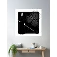 thumbnail image 2 of Witch - Black Poster Wall Art, Modern Wall Decor For Living Room Bedroom, 12x18 UNFRAMED, 2 of 3