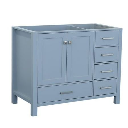 Ariel Bath Cambridge Left Offset 42 Single Bathroom Vanity Base Ariel Bath Cambridge Left Offset 42 Single Bathroom Vanity Base