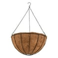 thumbnail image 5 of 16 inch 4* Plant Hanging Baskets Round Brown Hanging Flower Pots Brown with Hook for Growing Green Leafy Plants, 5 of 14