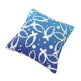 thumbnail image 3 of YFYANG Square Decorative Throw Pillow Case (Without Pillow Insert), Blue Fish Pattern Bedroom Sofa Car Cushion Cover, 20"x20", 3 of 9