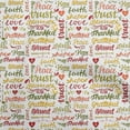 thumbnail image 1 of oneOone Cotton Jersey Yellow Fabric Text Dress Material Fabric Print Fabric By The Yard 58 Inch Wide, 1 of 6