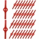 thumbnail image 1 of 36 Pcs Plastic String Trimmer Head Blades Cutter Blades Weed Wacker Head Blades Replacement for Cordless Grass Trimmer, Red-2020, 1 of 5