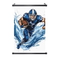 thumbnail image 1 of Cuadro colgante de PVC negro personalizado del equipo de fútbol de los Cowboys, varios tamaños, decoración de interiores, cuadro para colgar en la pared, cuadro decorativo para mesita de noche, 1 of 7