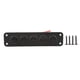 thumbnail image 1 of Panel de interruptor de coche, iluminación roja conmutada basculante de luz de 5 bandas, resistente al agua, 12V, 16A, para barco, 1 of 8