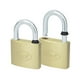 thumbnail image 1 of Juego de 2 candados de latón gancho corto 40mm Lock 13CA, 1 of 2