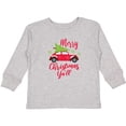 thumbnail image 3 of Inktastic Merry Christmas Ya'll with Red Car and Tree Boys or Girls Long Sleeve Toddler T-Shirt, 3 of 5