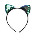 thumbnail image 4 of EeaseMX 5 diademas con orejas de gato para niños, con lentejuelas, para fiestas y decoración diaria (colores surtidos), 4 of 7