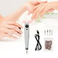 thumbnail image 6 of Mornei Portable Electric Nails Drill Nail Sanding Machine Lightweight Cordless Pedicure White, 6 of 9