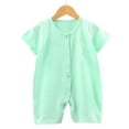 thumbnail image 2 of Gubotare Baby Boy Summer Clothes Baby Boys'Short Sleeve Bodysuit Gift for Baby Girl or Boy Baby Clothes Size 18-24 Months (Light Green,18-24 Months), 2 of 4