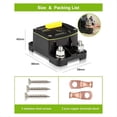 thumbnail image 3 of Disyuntor de 100 Amperios, Fusible de CC de 12 V A 48 V con Interruptor de Reinicio Manual para RV, Audio de Automóvil, Motor de Arrastre para Marino, 3 of 8