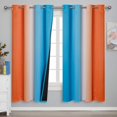 thumbnail image 1 of Cortinas Estelar Textiler Ombre naranja azul opaco 132 x 183 cm, 1 of 9
