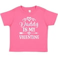 thumbnail image 3 of Inktastic Daddy is My Valentine Girls Girls Baby T-Shirt, 3 of 5