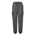 thumbnail image 5 of Hauaitttt Womens Sweatpants Cargo Lined Baggy Athletic Jogger with Pockets 2025 Casual Trendy Pants Fall Outfits Casual Pant Suits for Women Velour Women Pants Casual Women Winter Pants plus Size, 5 of 6
