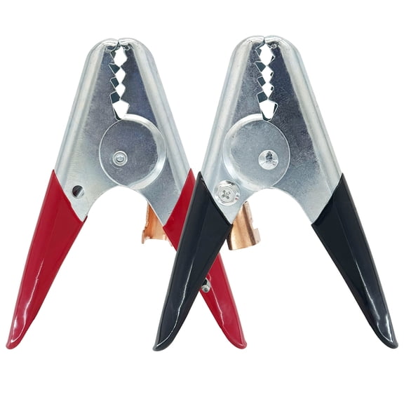 Replacement Jumper Cable Clamps, Ampper 1100A Heavy Duty Car Battery Clamp Ends for Jumper Cables, Jump Starter, Charging and Testing (1 Pair)