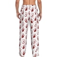 thumbnail image 6 of Mens Pajama Pants, Red Bloody Scary Hands2 Soft Sleep & Lounge Pants for Men, Cuteness Casual PJ Bottoms Pants with Pockets, 6 of 7