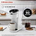 KCup Pod Compatible Single Serve Coffee Maker with Reusable Pod and