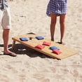 thumbnail image 3 of GoSports Regulation Size Cornhole Bean Bag Outdoor Backyard Lawn Game, Bamboo, 3 of 5