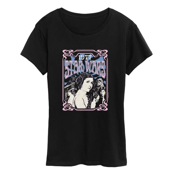 Star Wars - 1977 Poster Short Sleeve Graphic T-Shirt