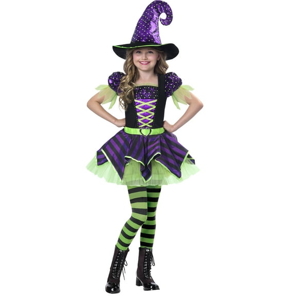Halloween Pretty Potion Witch Costume, Girls S, by Way To Celebrate