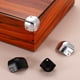 thumbnail image 4 of Uxcell 8 Pack Cubierta Decorativa de Esquina de Caja, Protector de Bordes de Metal de 29mm, Protector de Esquinas de Muebles, Negro, 4 of 6