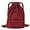 Red, variant on Nylon Drawstring Backpack Sports Gym Bag for Men Women Waterproof String Sackpack Cinch Sack for Travel with Zipper & Side Pockets "Red"