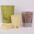 thumbnail image 3 of PrimeGo Self Watering Planter Flower Pot with Reservoir Saucer Ventilated Plant Pot for Phalaenopsis Indoor Orchids Home Balcony Office Desk, 3 of 7