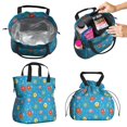 thumbnail image 2 of Pioneer Flower Floral Print Pattern Drawstring Lunch Bag Women - Drawstring Lunch Bag Insulated for Work Office - Stain-Resistant Large Lunchbags for Women with Multi-Pockets, 2 of 6