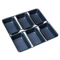 thumbnail image 3 of AMLESO Professional 6 Cup Non-Stick Linked Pans for Small Bread, Loaf, Muffin, Brownie,, 3 of 8