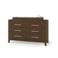 thumbnail image 6 of Child Craft Kieran 55" Interlocking 6-Drawer Double Dresser for Nursery or Bedroom, Anti-Tip Kit, Herringbone, Toasted Chestnut, 6 of 6