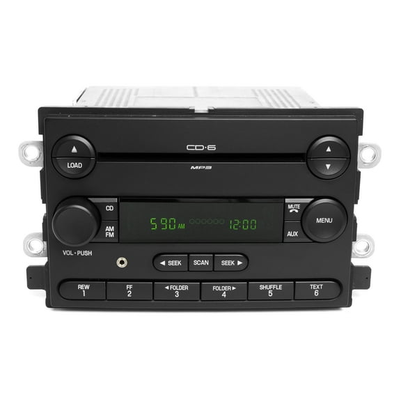 Restored 2006-2007 Ford Five Hundred Mercury AM FM 6 CD Radio w Aux Input 6G1T-18C815-BC (Refurbished)