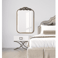 thumbnail image 5 of 21 x 34" Bronze Metal Frame Crown Mirror, 5 of 6