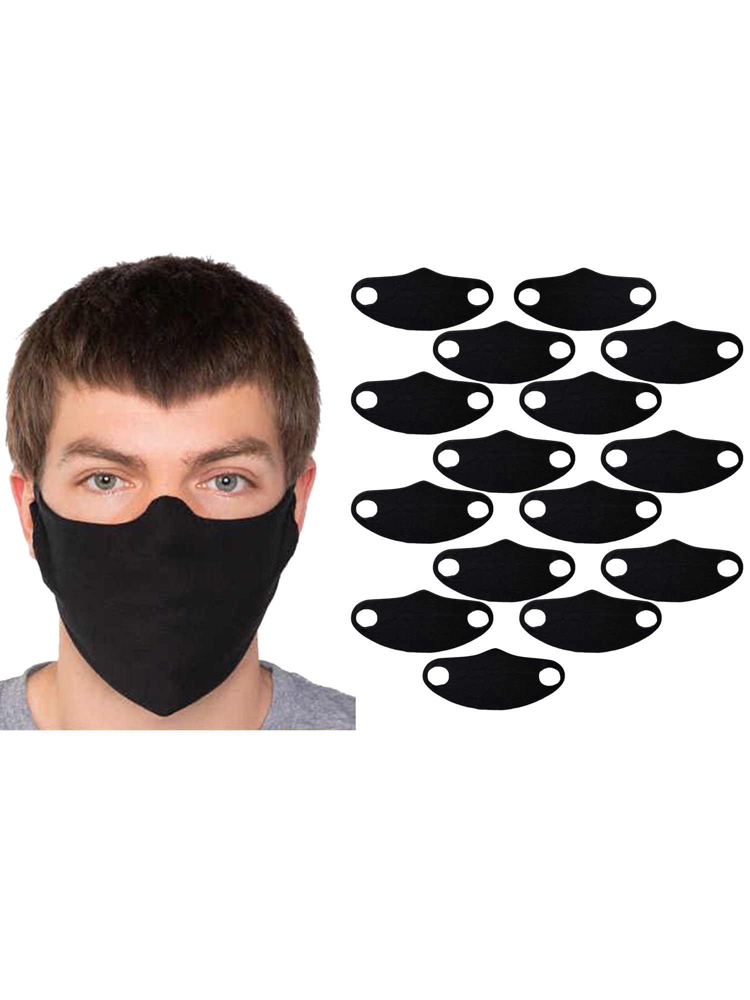 Multi Pack Non Medical Washable & Reusable Stretch Fabric Face Mask