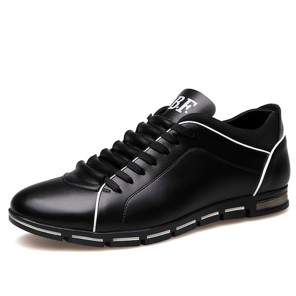 Men's - Low-Top Sneakers - Upper & Cushioned Sole, Office, Urban - -Terrain & Year-Round Wear Lace-Up Round Toe Business Casual Shoes Suitable for,