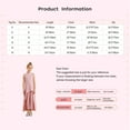 thumbnail image 4 of Mufeng Combinaison Short pour Fille Robe Décontractée Combinaison Sans Manches Pantalon Évasé Pattes d'Éléphant Jupe Asymétrique Café 16, 4 of 4