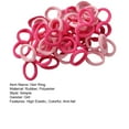 thumbnail image 7 of 100Pcs Small Candy Color Hair Ring Anti-fall Tight Exquisite Kids High Elastic Simple Hair Ropes Hair Accessories, 7 of 7