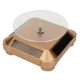 thumbnail image 3 of Estante giratorio para soporte de maquillaje, exhibición de joyería, teléfono, reloj multiusos, energía Solar (dorado), 3 of 10