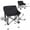 Black, variant on Sioweci Folding Fishing Chair with Rod Holder & Bait Tray,All-Terrain Portable Camping Chair with Storage Bag & Non-Slip Feet,Adjustable Height Fishing Seat,Supports 220 lbs,Green