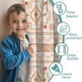 thumbnail image 3 of Blackout Kids Curtains,Colorful Geometric Striped Pattern Childrens Insulated Curtains Set Of 2,Bedroom Essentials,Toddler Room Decor 42x84in(106x213cm), 3 of 5