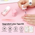 thumbnail image 3 of Saviland Liquid Latex for Nails - 20ML Latex Nail Polish Barrier Peel Off with Tweezer, Cuticle Guard Skin Barrier Nail Protector Pink White Nail Tape, 3 of 8