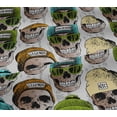 thumbnail image 5 of oneOone Viscose Jersey Multicolor Fabric Skull Sewing Craft Projects Fabric Prints By Yard 60 Inch Wide, 5 of 5