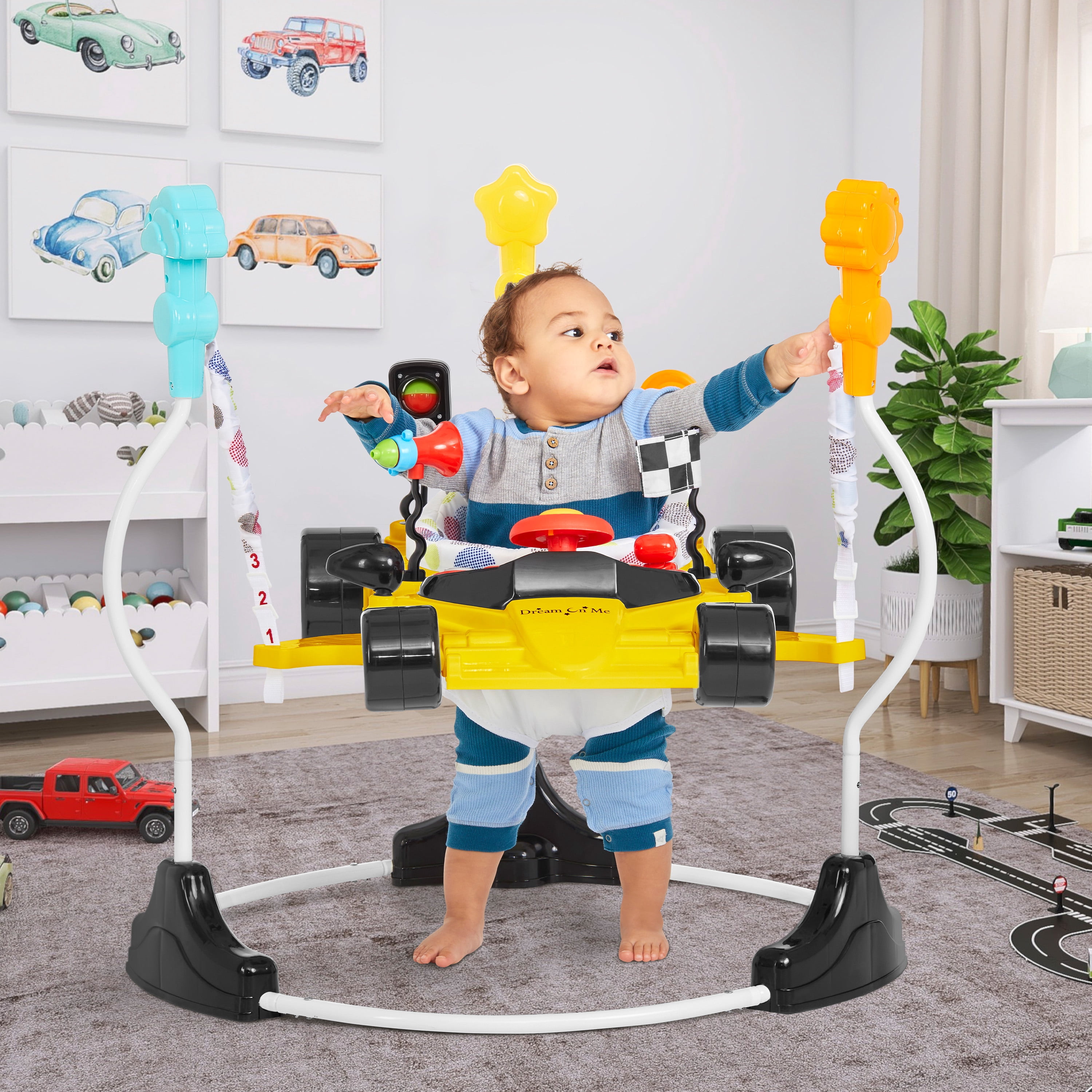 Dream on Me Champ Activity Center & Jumper in Yellow