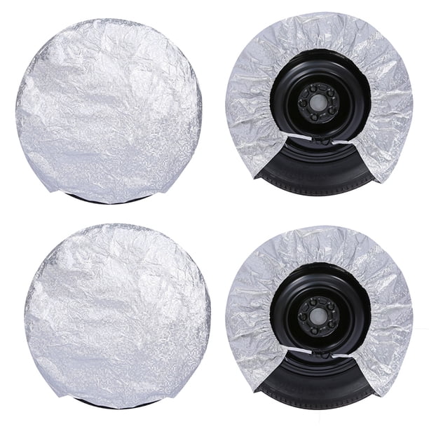 De Cubiertas De Neumáticos, Cubiertas Impermeables Para Ruedas, Protectores Solares Para Ruedas De Neumáticos Para Autocaravana, Barco, Remolque, Furgoneta, Camión 4 Unids/Set Cateissary HA039439-01