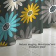 thumbnail image 5 of 72x72 Inch Fabric Shower Curtain Waterproof Polyester, Daisy Floral Print, 5 of 6